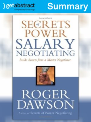 cover image of Secrets of Power Salary Negotiating (Summary)